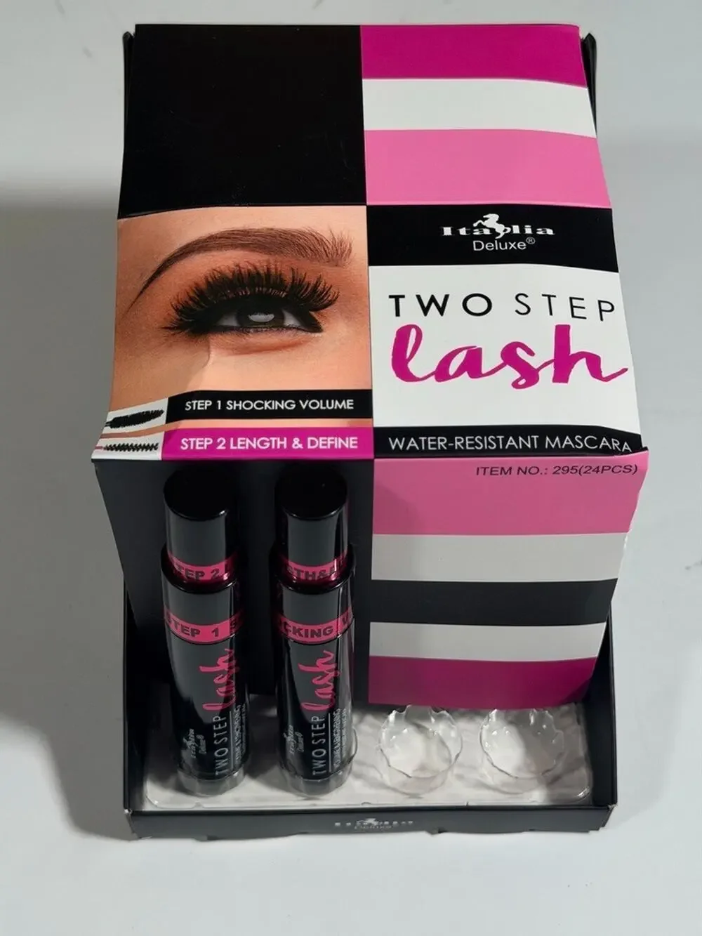 17 Italia Deluxe Two Step Lash Mascara Lot —Volume & Lengthening